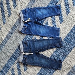 2 pack cat & jack 18M jeans